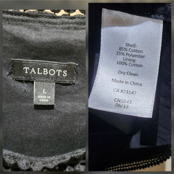 Talbots Crochet Lace Top - Picture 6 of 6